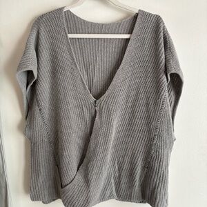 Oversized sweater vest